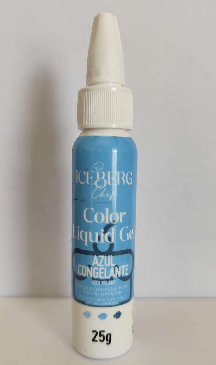 Corante Líquido Gel Iceberg - 25 ml / Corante alimentos unidade