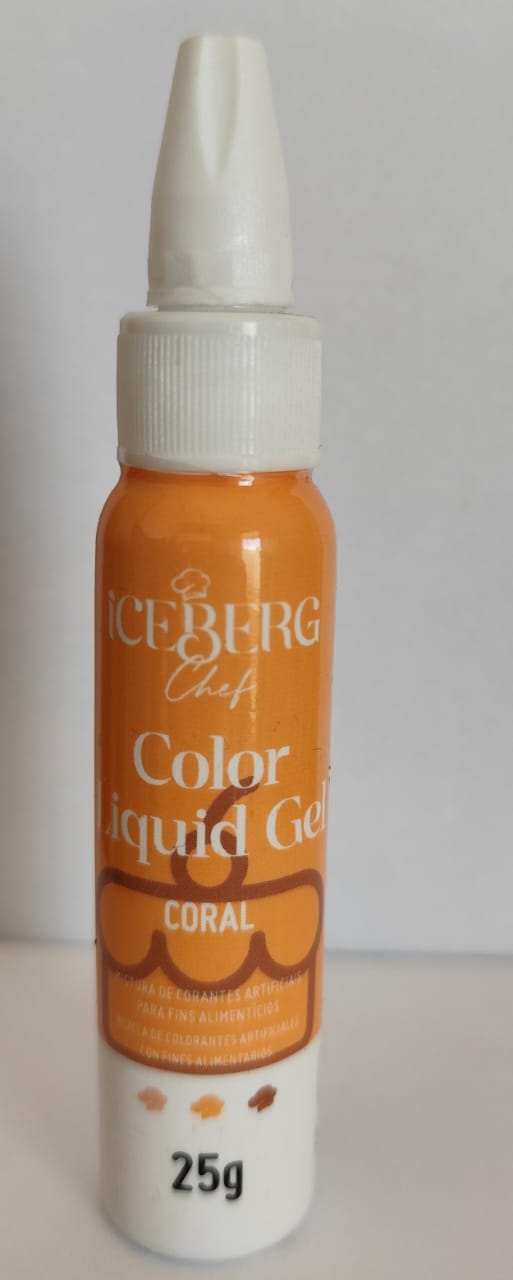 Corante Líquido Gel Iceberg - 25 ml / Corante alimentos unidade