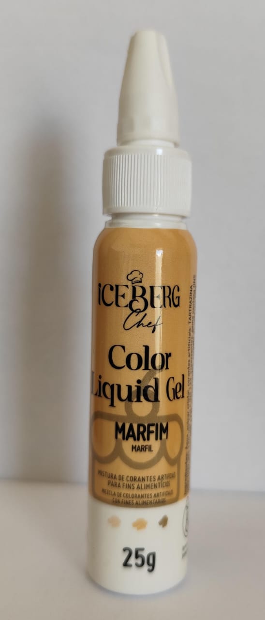 Corante Líquido Gel Iceberg - 25 ml / Corante alimentos unidade