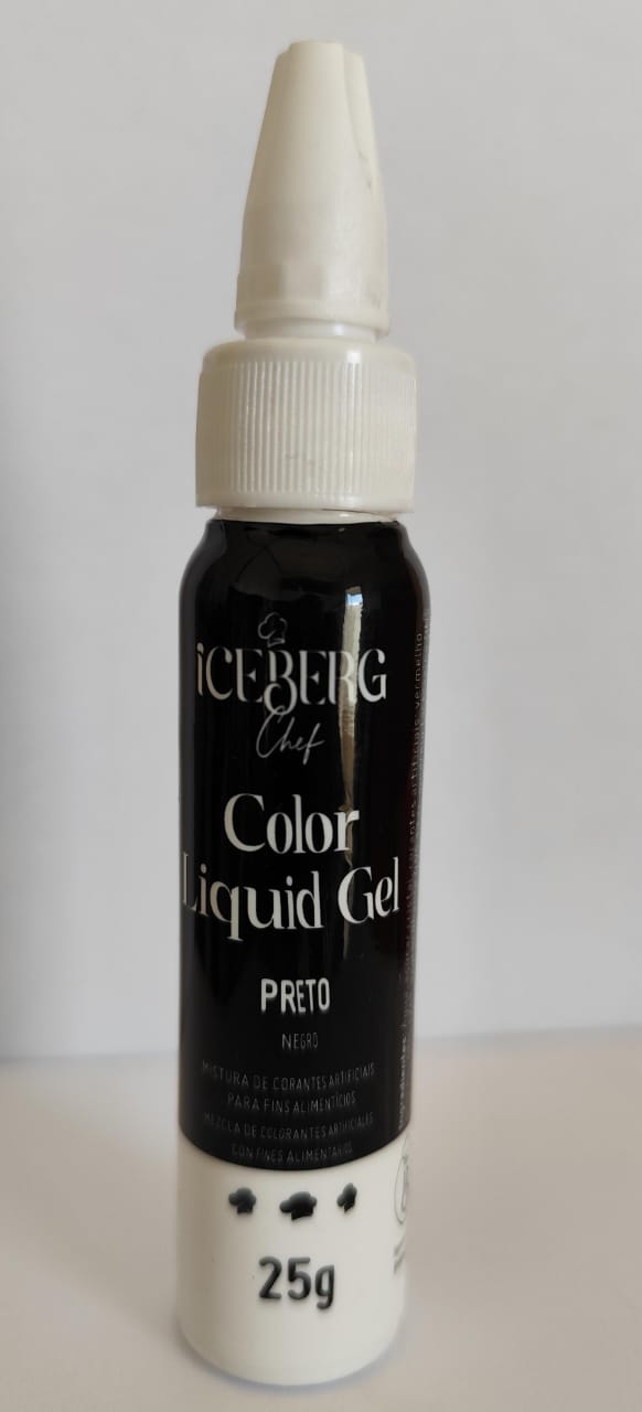 Corante Líquido Gel Iceberg - 25 ml / Corante alimentos unidade