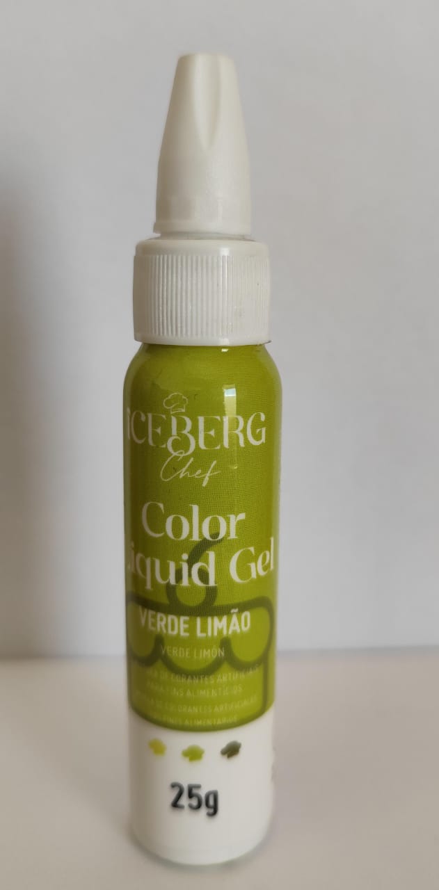 Corante Líquido Gel Iceberg - 25 ml / Corante alimentos unidade