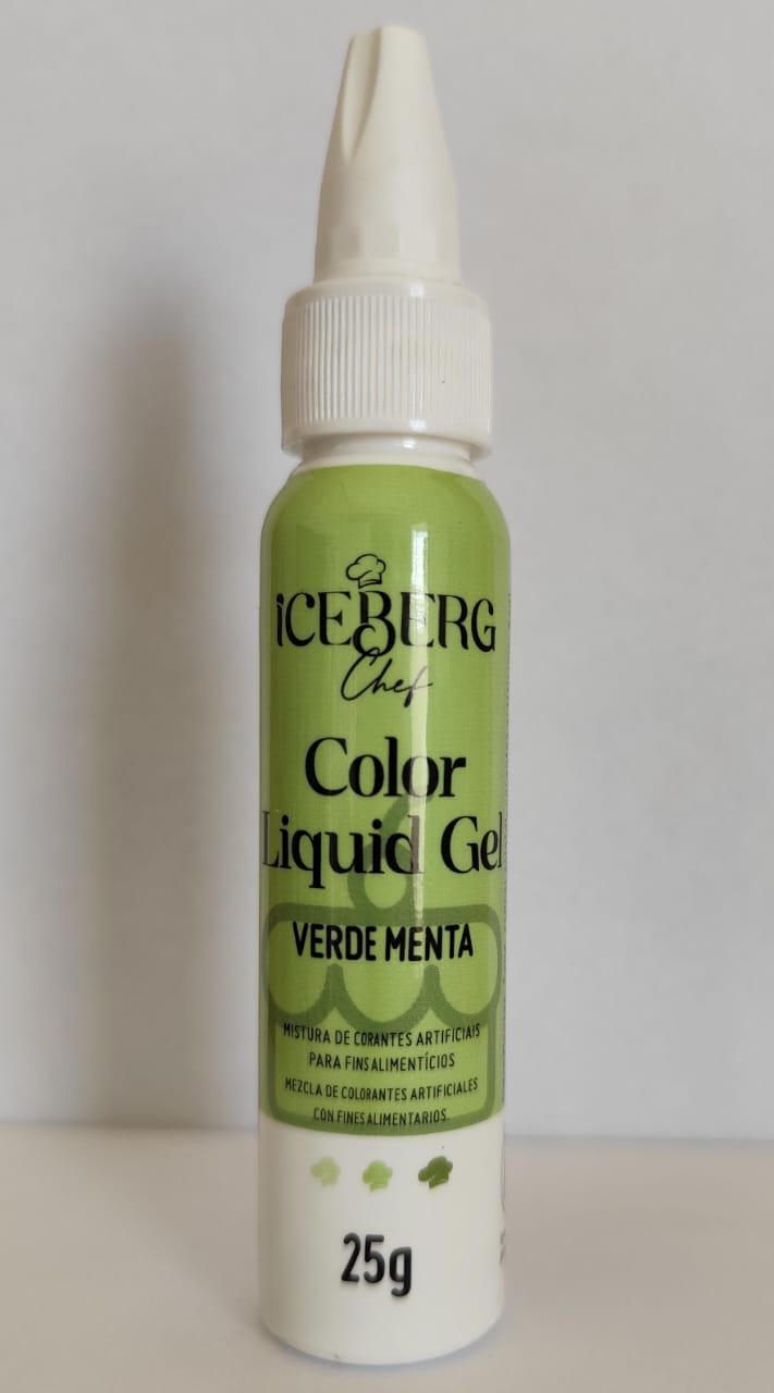 Corante Líquido Gel Iceberg - 25 ml / Corante alimentos unidade