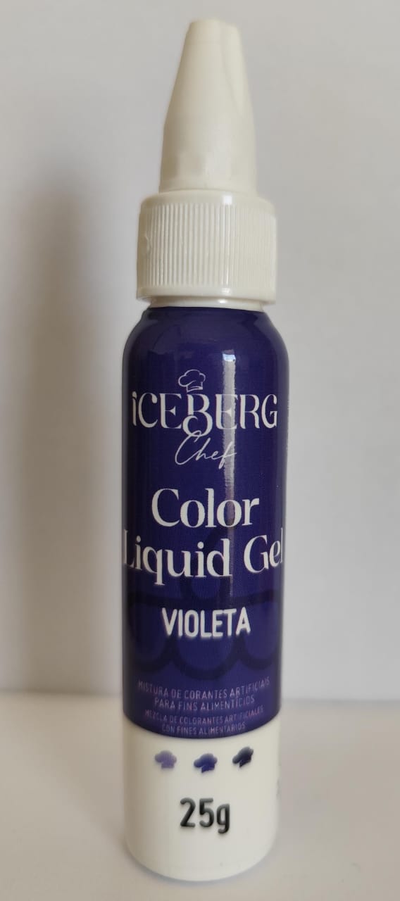 Corante Líquido Gel Iceberg - 25 ml / Corante alimentos unidade