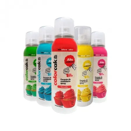 Corante Alimentício Colorcake em Spray